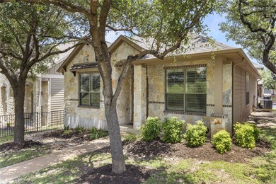 View of front of property featuring stone siding