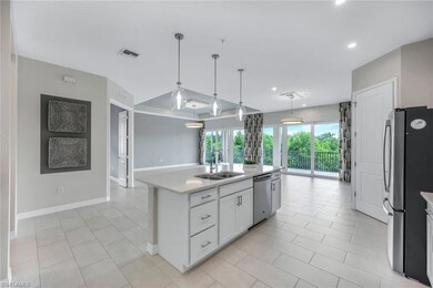 Spacious open kitchen
