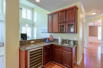 Wet bar in kitchen/great room