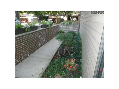 Beautifully landscaped walk way