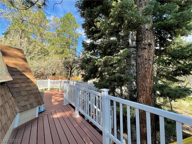 Wraparound decking with vinyl handrailing.