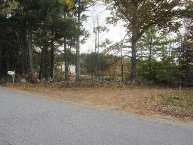 View of the driveway entrance to the...