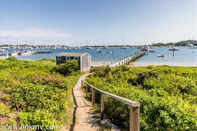 Boardwalk down to beach and dock