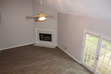 Two Story Great Room With Fireplace