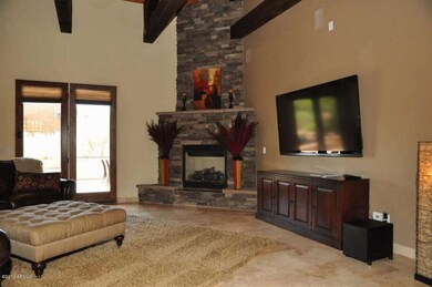 Living Room with Lovely Fireplace