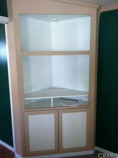Built in media Niche in the family room.