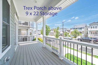 Trex Porch above 22 x 9 storage area