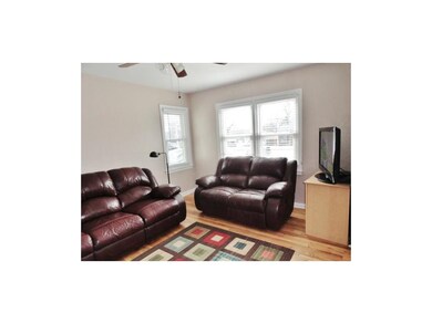 New windows let in nice light in living room.