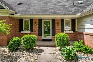 Covered front entry to welcome family and guests
