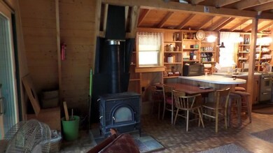 Woodstove and dining