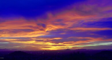 Spectacular sunsets.