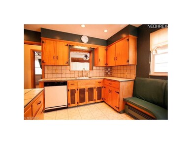 Bench seating for an eat-in kitchen option.