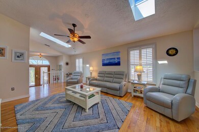 Living Room with Sky Lights