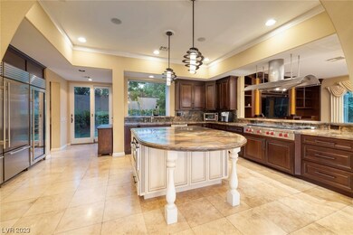 Delightful Gourmet Kitchen with Granite Slab Seati
