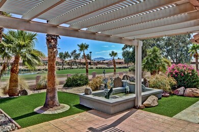 golf course, mountain and water view