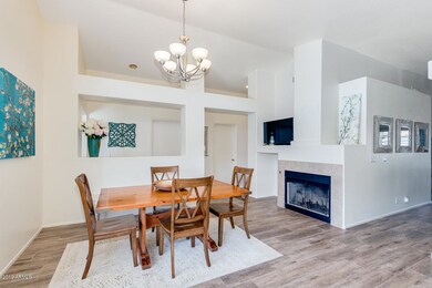 Dining Fireplace