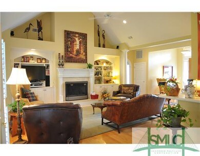 Den/Family/Great Room. Great room features cathedr
