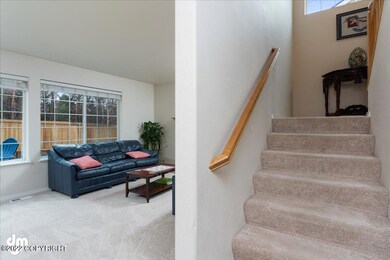 Stairs Up and Great Room