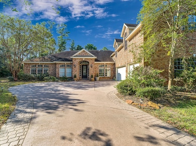 Three car attached garage and single to double wid