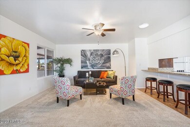 Living Room and Breakfast Bar