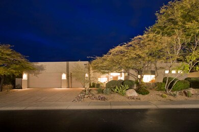 FRONT AT TWILIGHT