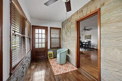 Enclosed front porch