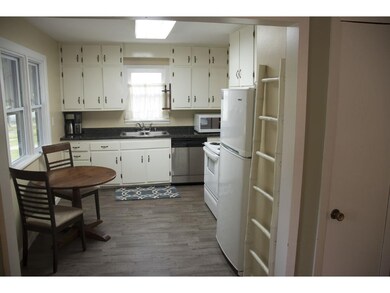 Bright kitchen with new flooring