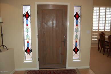 Front Door w/Stained Glass