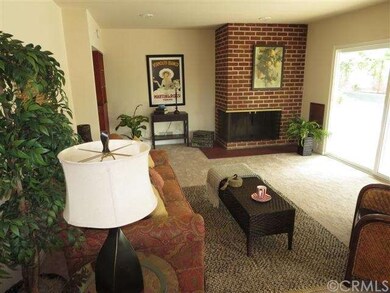 Fireplace in living room