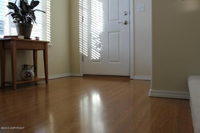 Laminate Wood Floors in Entry