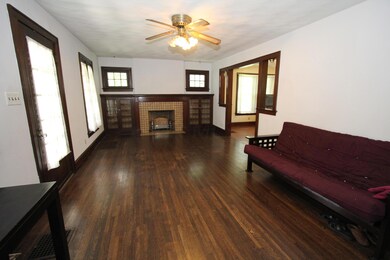 Living room with the woodwork