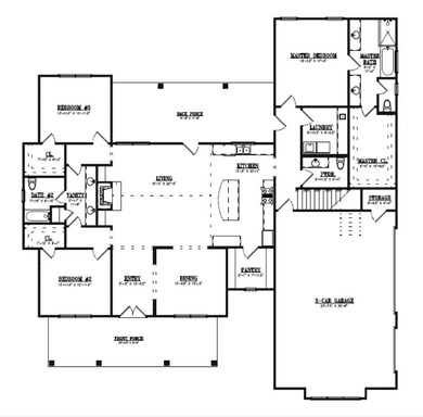 The Sawgrass by Holland Homes LLC - Main Level. Al