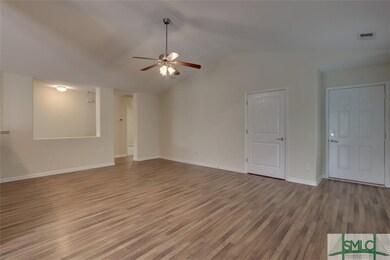 Living room with opening to hall