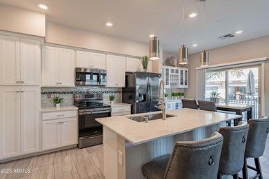 White Shaker Cabinets & Quartz Counters