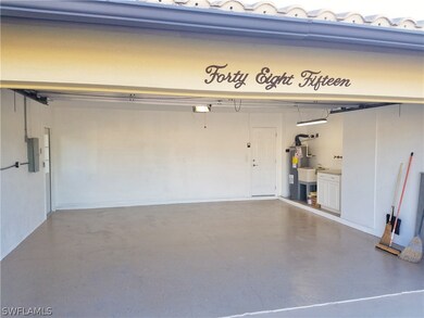 Nice oversized Acrylic Coated Floor 2 car garage w