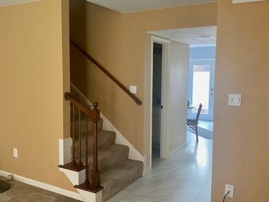 Transition from living room to kitchen and casual