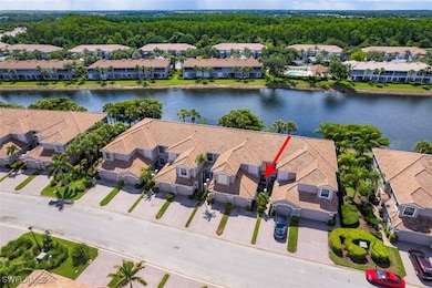 Aerial perspective of suburban area featuring a ne