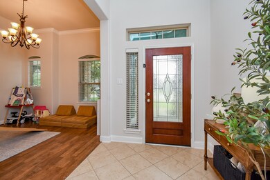 Entry to the home is welcoming with access to the