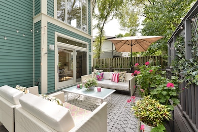 Backyard deck