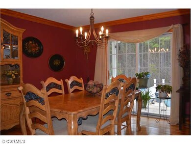 Dining Room - Dining room with sliding doors onto 