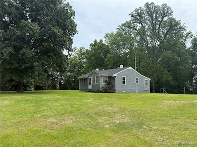 View of large green lawn