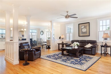 Spacious Open Floor Plan, beautiful raised wainsco