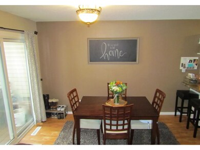 Dining Room with walk out to private deck