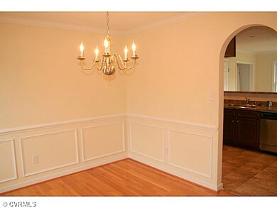 Dining Room - Notice the chair rail, crown, and pi
