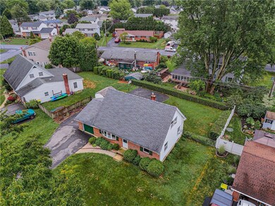 Aerial View of Front and Rear Yard