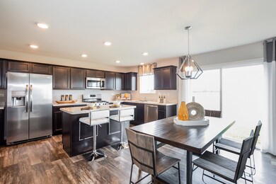 Model home pictured- colors, features, and options
