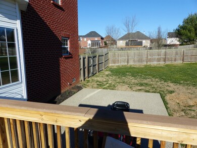 In addition to the deck, there is a huge patio. It's a great place to grill! 