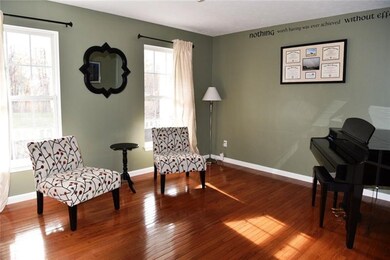 Living Room. The living room has beautiful hardwoo