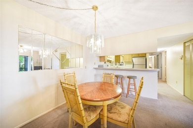 Dining area with breakfast bar