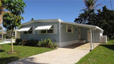 Carport and front door.